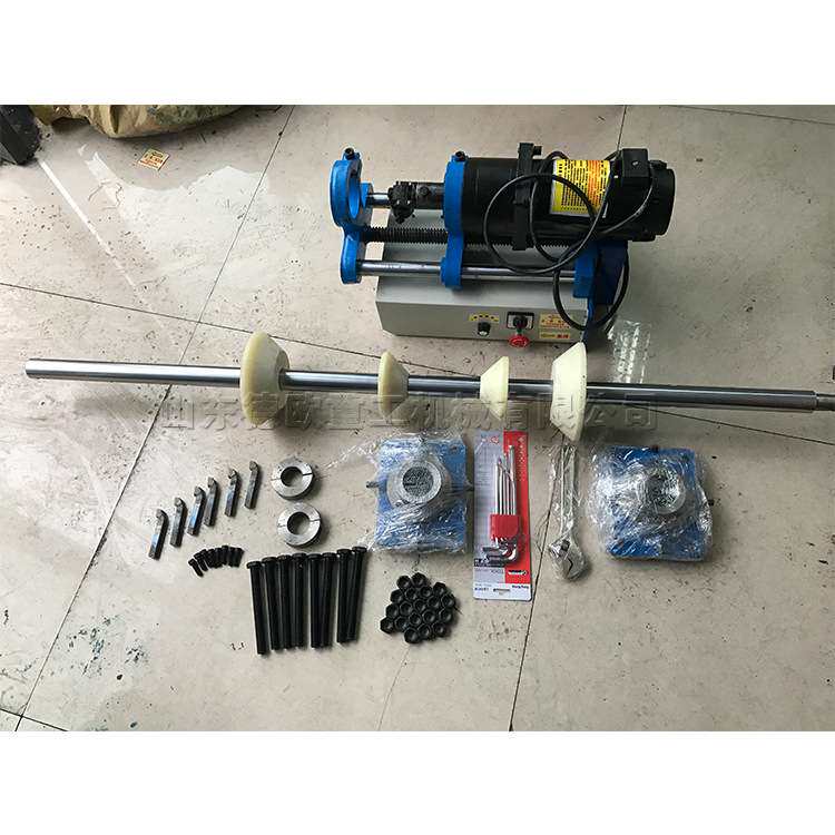 便携式挖机镗孔机 双圆柱导轨轴销孔维修机 同心孔工具