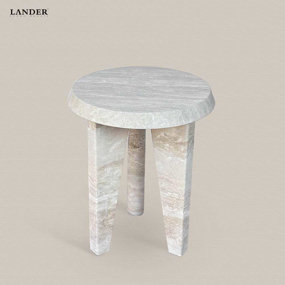 米白洞石三角腿边几大理石创意角几软装搭配客厅沙发搭配民宿家装,3C数码配件,USB灯,淘宝优惠券,粉丝福利购,淘宝优惠卷