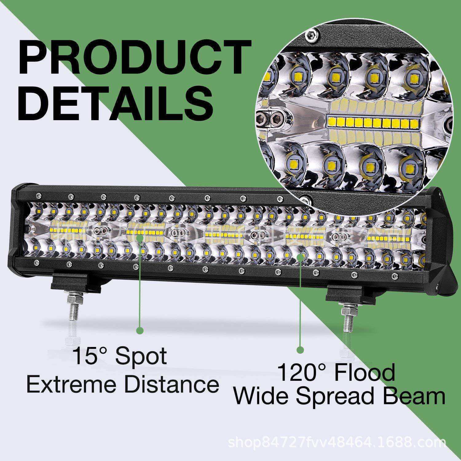 射灯改装灯新款 LED light bar100LED 300W 15寸长条灯汽车工作灯