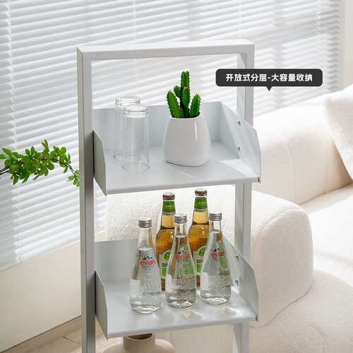 客厅玄关置物架小户型可移动收纳北欧书柜家用陈列架现代简约轻奢