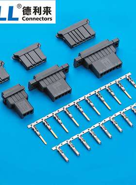 替代AMP D-3100S 单排 空中对接 大电流 10A镀金 螺丝 储能连接器