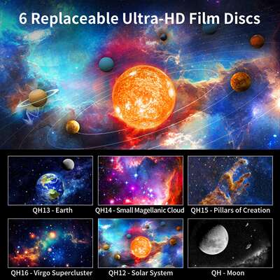 Mini starry projector wall lamp Planetarium with battery