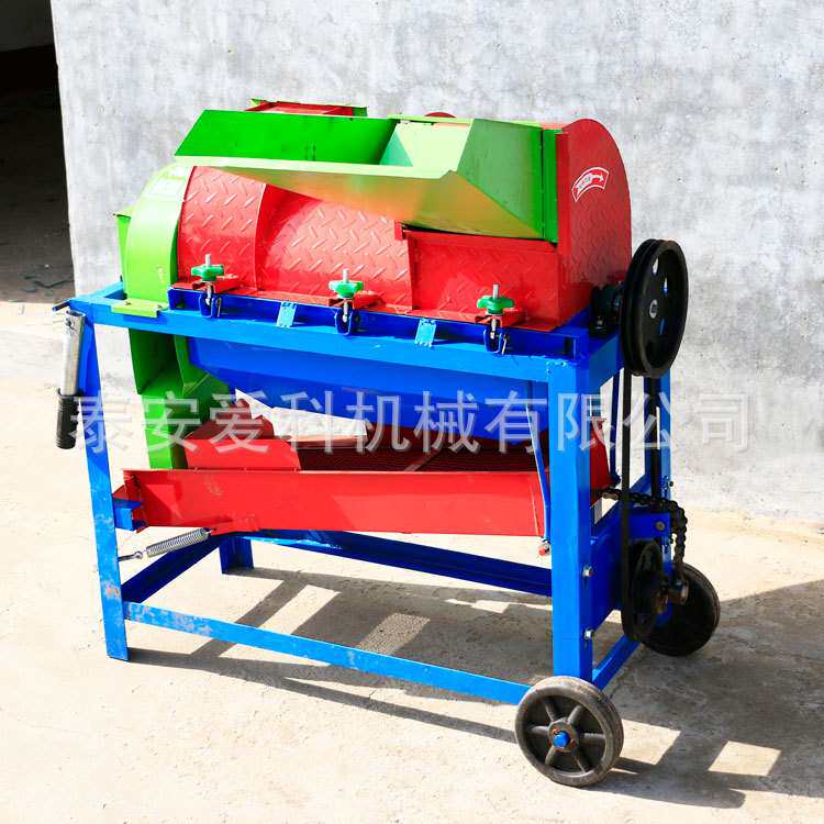 谷子水稻脱粒机谷子脱皮打粒机家用绿豆毛豆打粒机油菜籽脱粒机