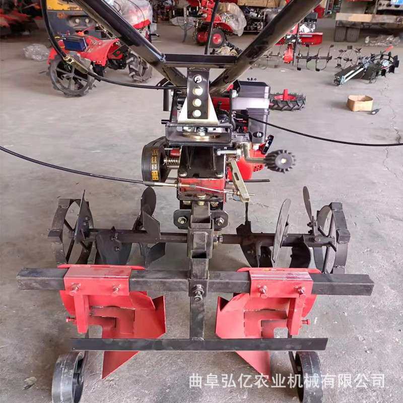 家用开沟起垄机小型手扶微耕机两驱直连汽油大马力旋耕犁地锄草机