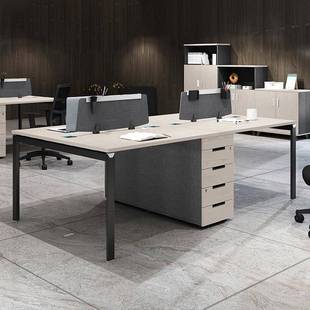 四人位办公桌职员办公桌员工位4人位公司办公桌卡位工位职员桌厂