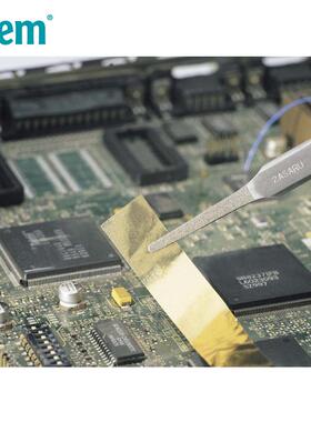 Erem瑞士进口精密镊子扁平圆形直头系列不锈钢非磁性耐酸耐热镊子