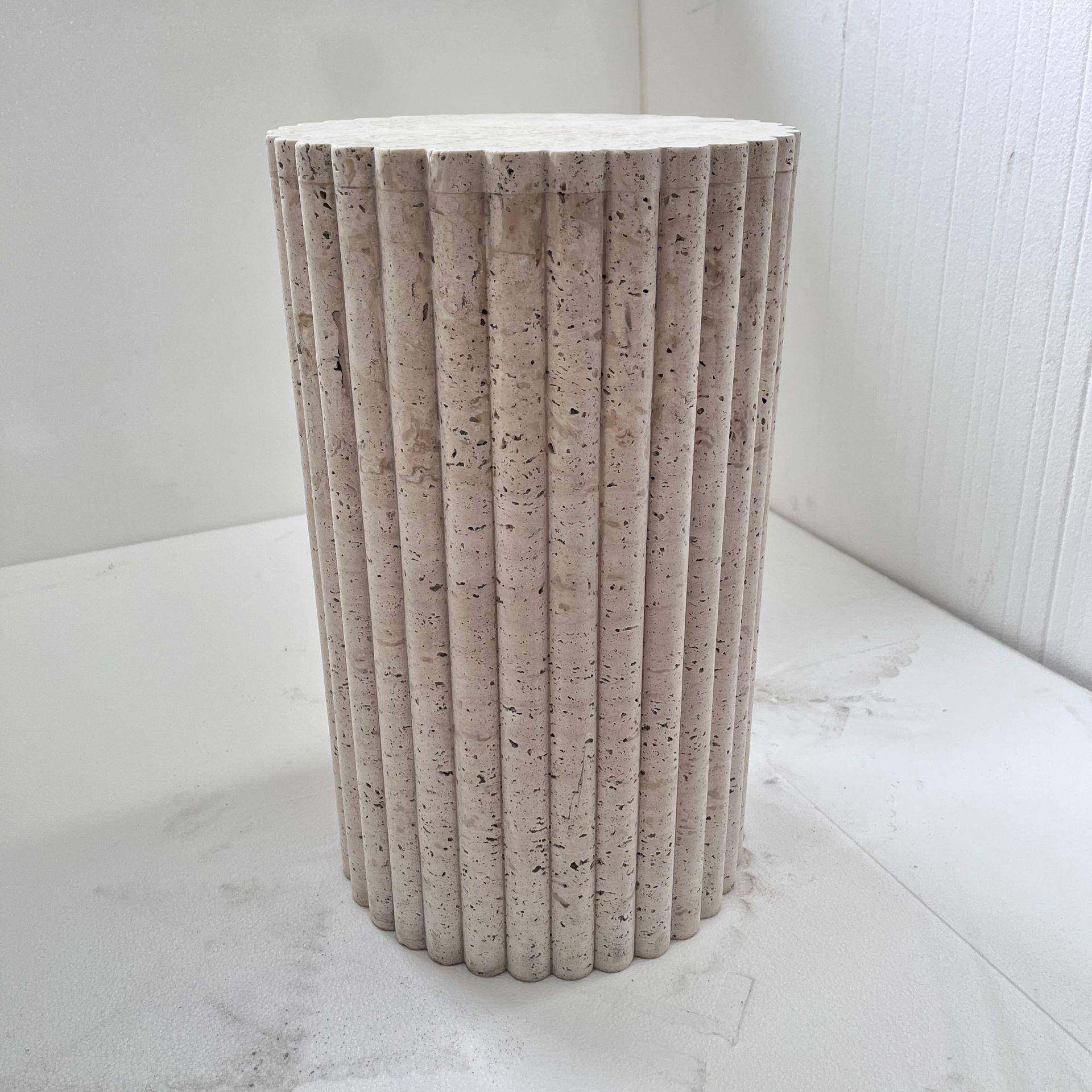 轻奢客厅月光米黄牛鼻边圆柱桌卧室边几床头柜小桌子现代简约茶几,鲜花速递/花卉仿真/绿植园艺,割草机/草坪机,淘宝优惠券,粉丝福利购,淘宝优惠卷