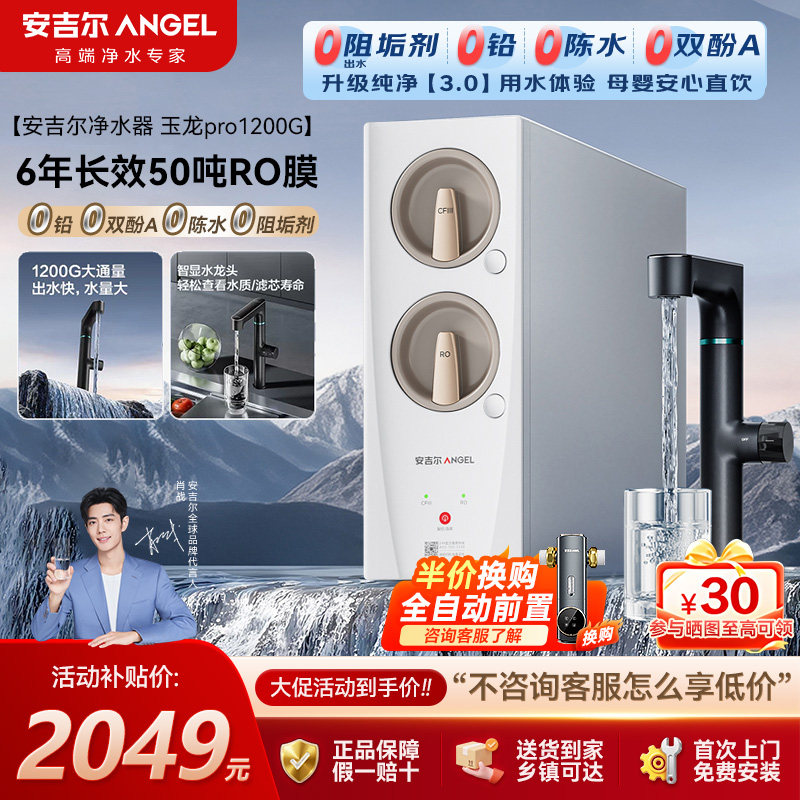 安吉尔玉龙Pro净热分体双系统