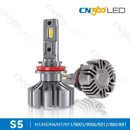 cn360 S5款64W静音无风扇led汽车大灯冷白光远近一体H4H7H119005
