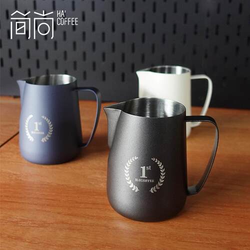 简尚专业咖啡器具 不锈钢尖嘴拉花杯奶泡杯拉花神器不锈钢拉花缸