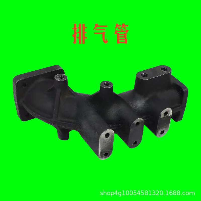 大马力拖拉机554-804配件常柴4G33排气管接消声器