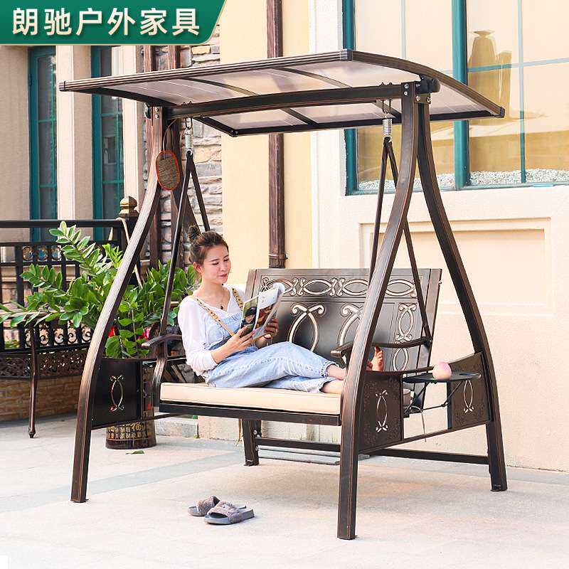 双人秋千户外多人摇椅庭院荡秋千室内家用吊椅阳台吊床秋千椅舒适