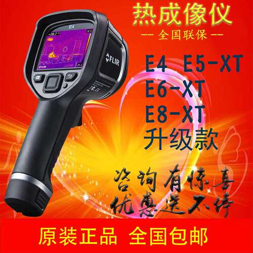 FLIR红外热像仪菲力尔E4 E6-XT E8-XT E5-XT升级版可视测温热像仪