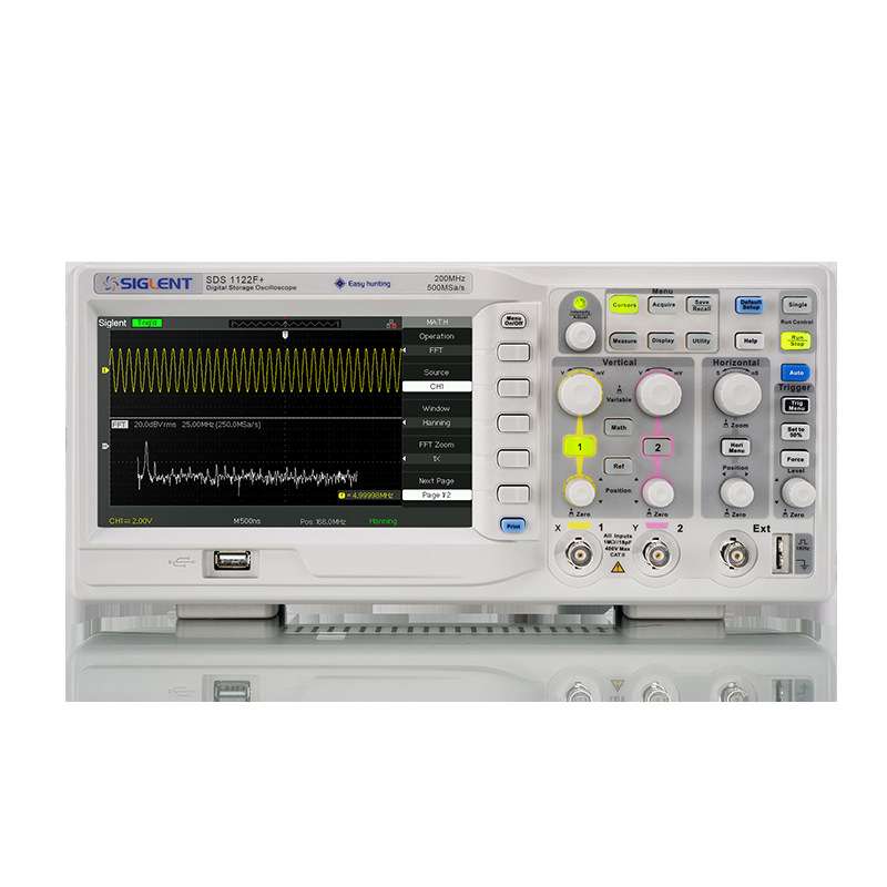 鼎阳(SIGLENT)数字示波器SDS1202F+双通道200M采样率1G