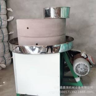 60型电动香油芝麻酱石磨机白砂岩小麦面粉磨面机传统豆腐磨浆机