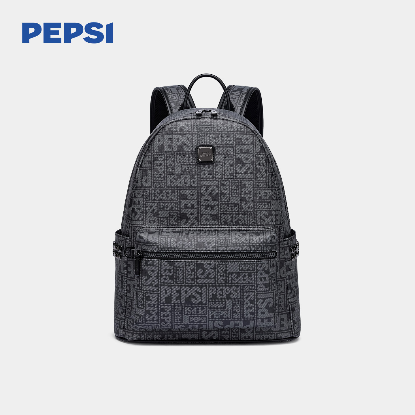 Pepsi/百事大容量休闲时尚双肩包男旅行出游通勤皮质背包女防泼