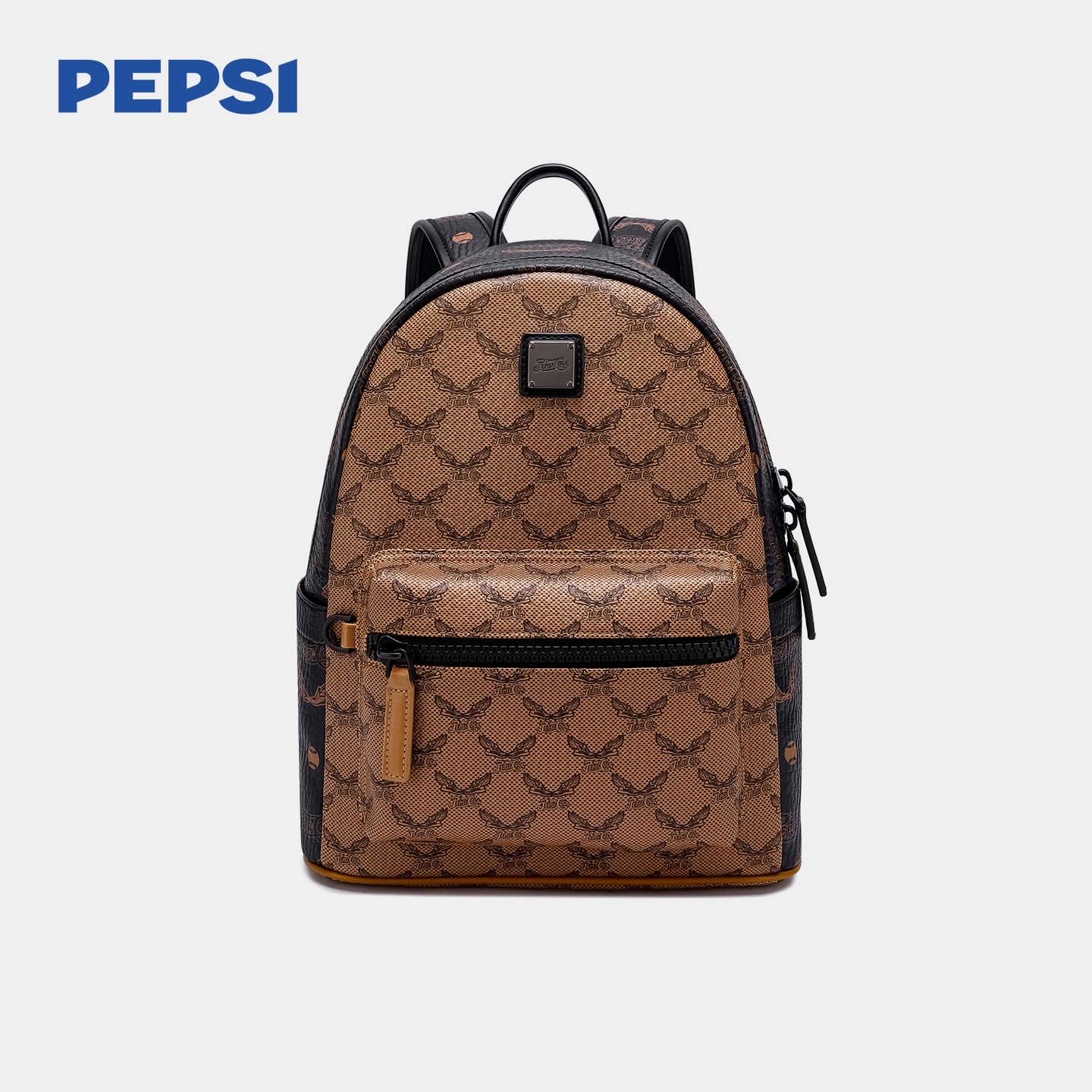 Pepsi/百事通勤皮质双肩包男时尚百搭旅游轻便背包女大学生电脑包