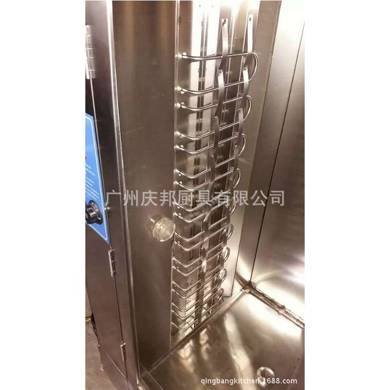 安全环保立式烤鸭炉 自动旋转电热烤鸭烤肉炉 纯电型手撕烤鸭炉