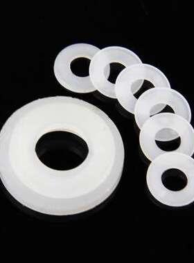 现货 DIN125(GB97) 平垫圈 尼龙PA66白色 可定 制