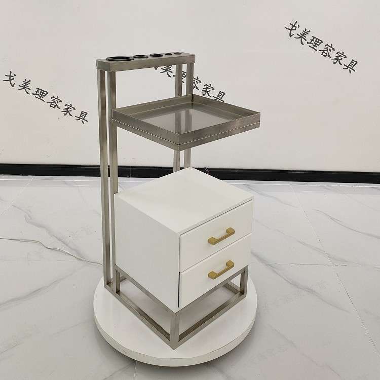 理发店洗头床发廊专用高档工具柜子可以放吹风机子带抽屉非常方便