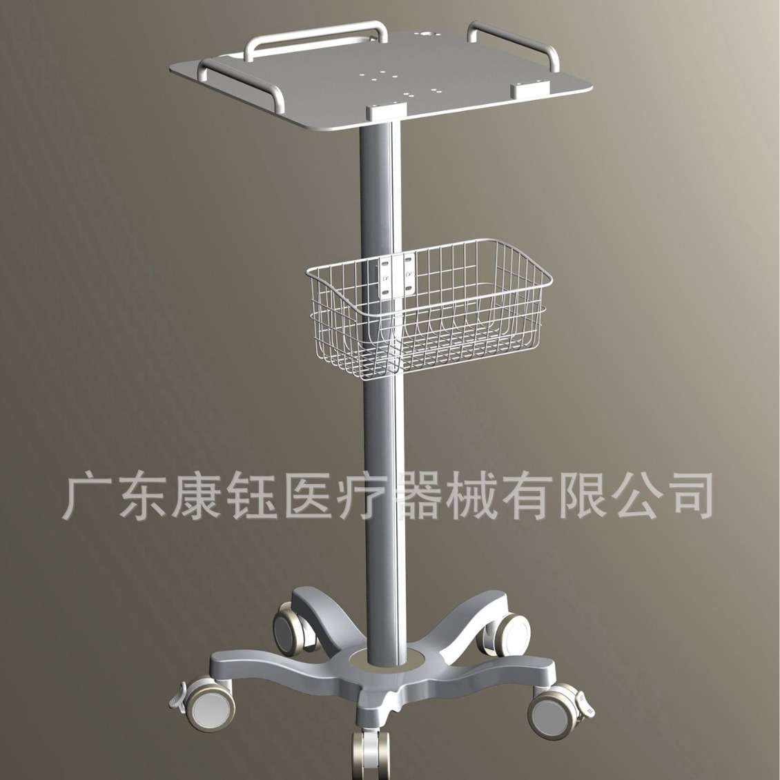 监护仪支架推车心电图支架仪器多功能台车、迈瑞 科曼 理邦通用款