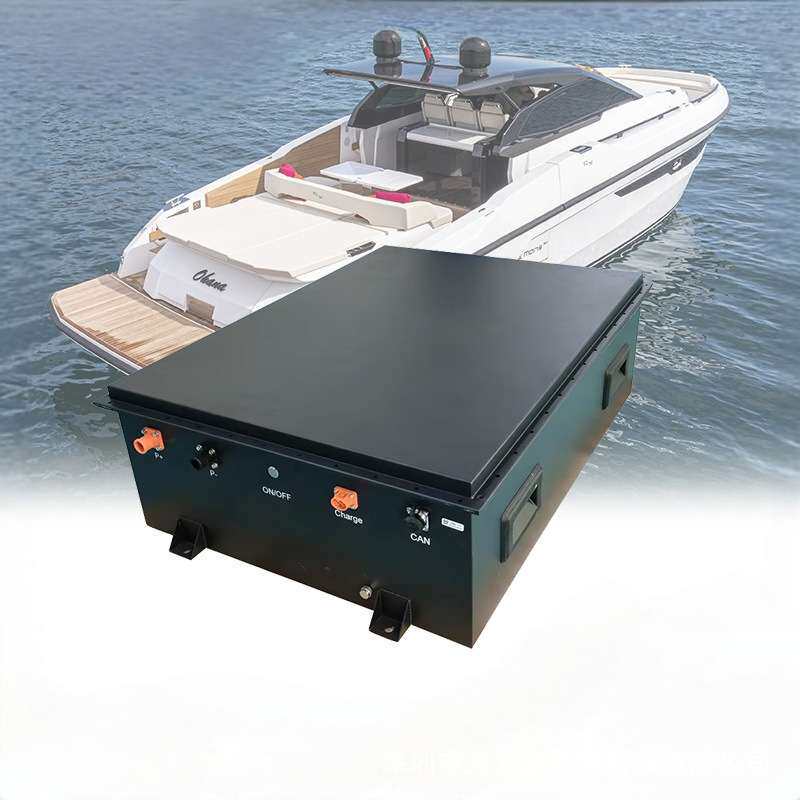 船泊备用电源电动游艇皮艇96V210A磷酸铁锂防水动力电池组