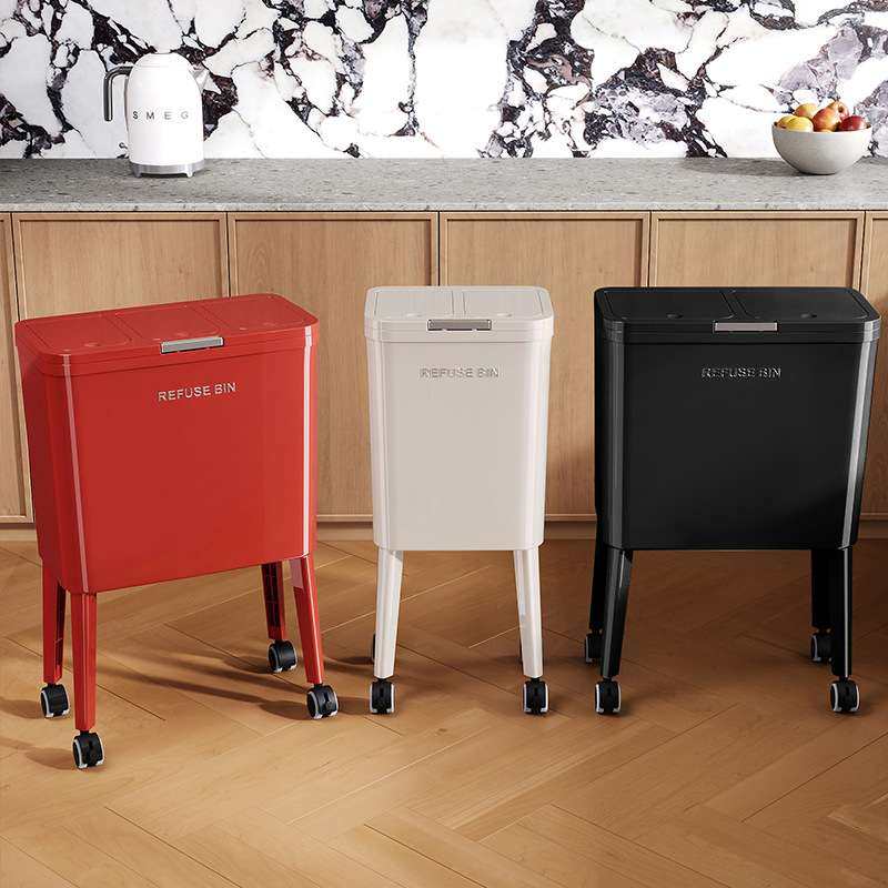 2025新款创意厨房垃圾桶免弯腰按压开盖可移动厨余窄款高脚垃圾桶,玩具/童车/益智/积木/模型,遥控车升级件/零配件,淘宝优惠券,粉丝福利购,淘宝优惠卷