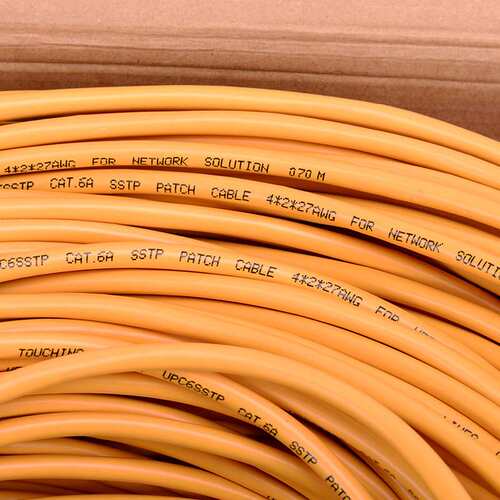 威迅超六类网络线纯铜屏蔽STP cat6双绞网线8芯线家装网线1-305米