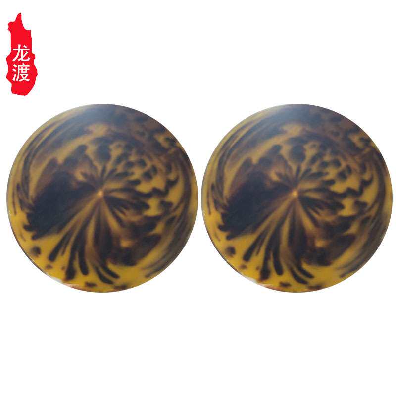 复古仿玳瑁树脂圆棒雕刻文玩饰品工艺品五金家具拉手把手镶嵌材料