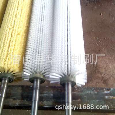 尼龙毛刷辊|工业毛刷辊毛刷滚筒 |清洗机毛刷辊