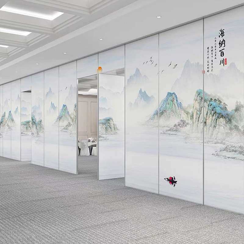 佛山厂家生产 超高酒店移动隔断墙会议室隔断墙隔音折叠移动门