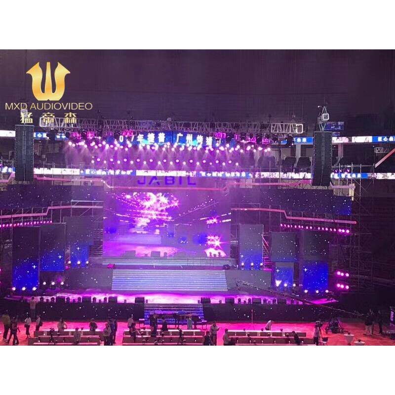 深圳专业户外大型演艺婚庆音响 双15寸舞台演出全频音箱