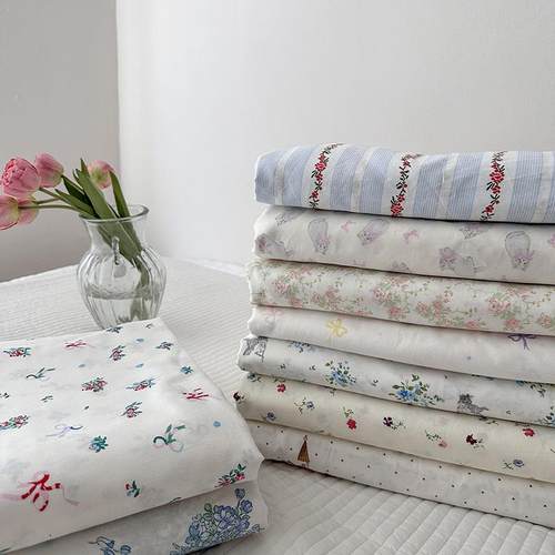 半藏森林40支全棉斜纹单品被套学生宿舍被单100棉小清新四季被罩+