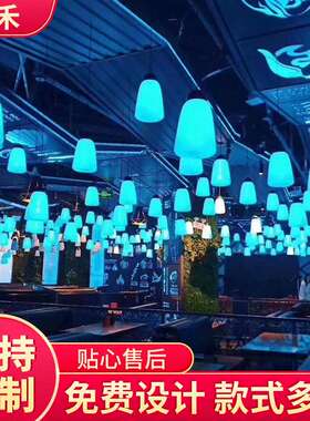 网红打卡灯饰星空馆 led互动灯光装置 沉浸式灯光体验装饰