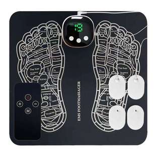 EMS foot massager pad ems massage mat  With keypress LCD