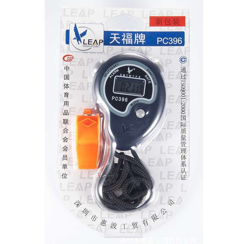 秒表计时器天福PC396裁判学生田径跑步运动健身电子计时表多功能