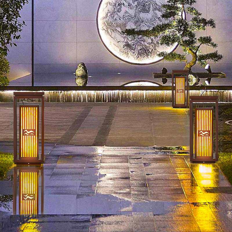 户外草坪灯防水庭院灯花园别墅led地灯室外新中式小区公园景观灯