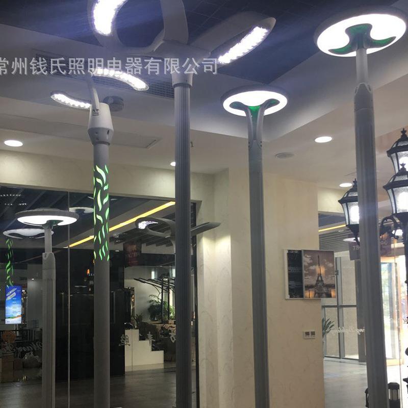 生产 LED天使之光 铝型材灯具 景观灯三叉式3米庭院灯