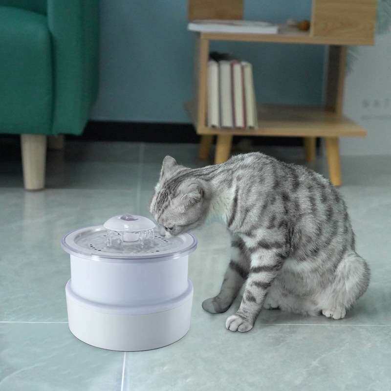 可折叠宠物饮水器 夜光自动饮水机 水循环狗狗喂水机静音易清洗