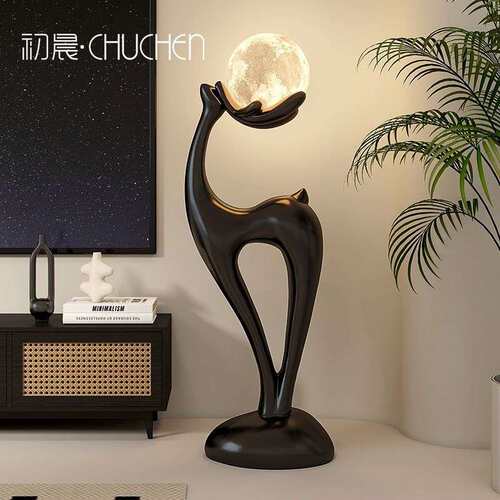 初晨艺术落地灯摆件轻奢客厅高档简约现代卧室床头灯家居装饰品