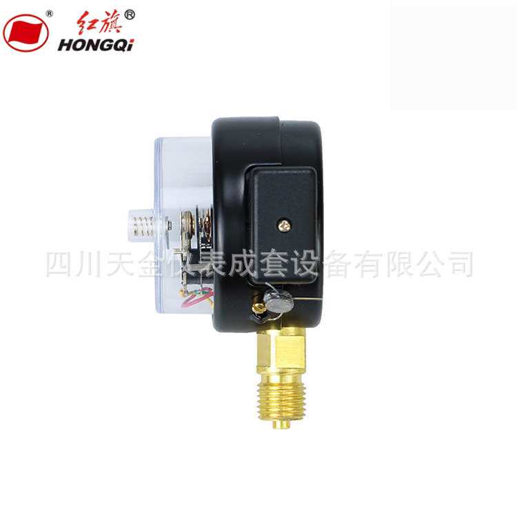 红旗远传电接点压力表YTZXC-150耐震磁助式径向压力表0.16MPA水表