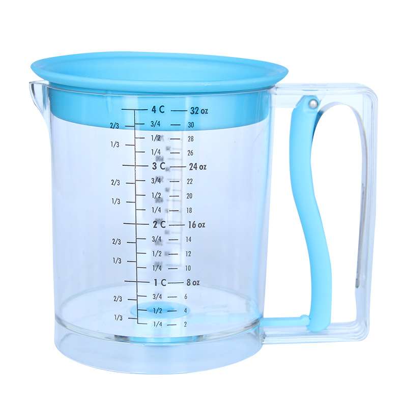 厨房用品挤奶器滤油器 手动面糊机 烘焙工具手摇厨房面糊漏机