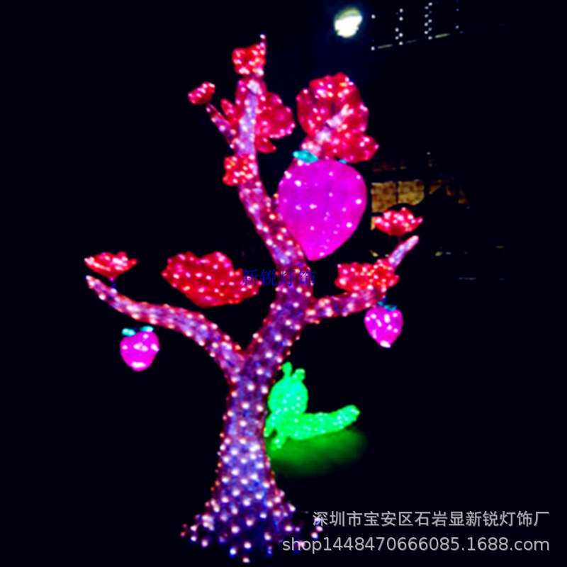 ABS滴胶仿真枯树造型灯led滴塑树枝树桩万圣节景观假树装饰灯