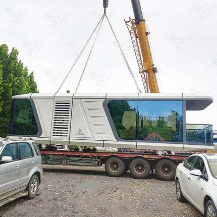 移动快速组装耐火抗震太空舱 新型星空商店旅游景点民宿能量舰