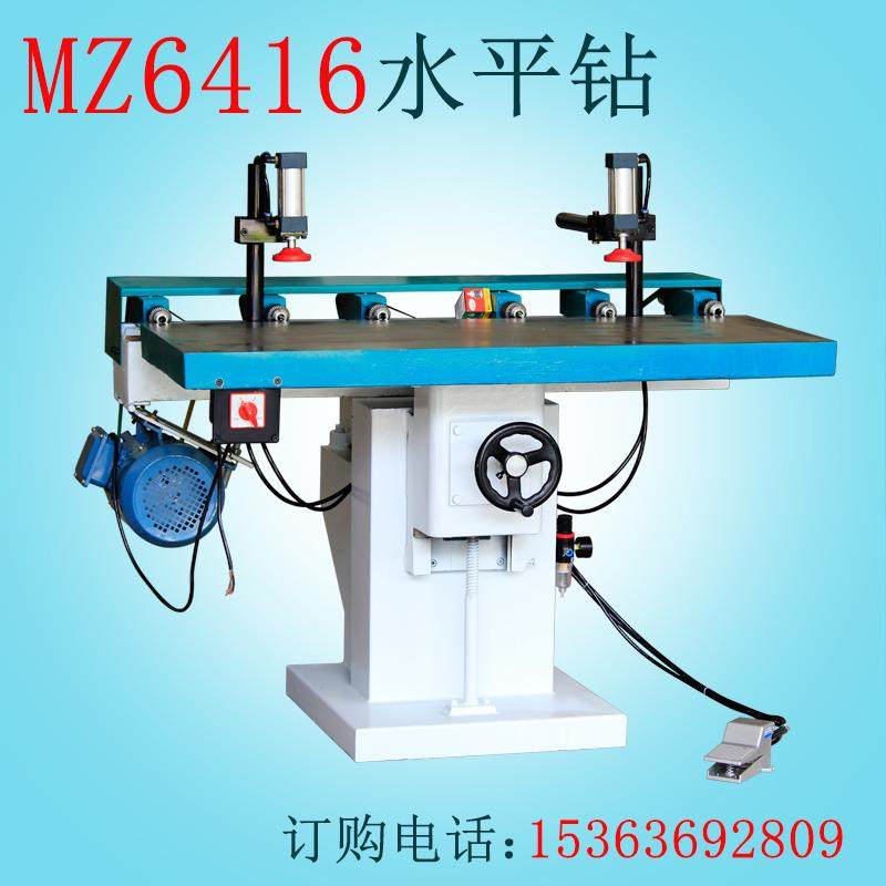 木工机械设备MZ6416卧式多轴木工钻床六头水平侧孔钻圆孔现货供应