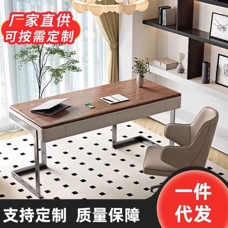 设计师款女写字桌直排胡桃色复古风实木书桌轻奢办公桌卧室电脑桌,鲜花速递/花卉仿真/绿植园艺,割草机/草坪机,淘宝优惠券,粉丝福利购,淘宝优惠卷