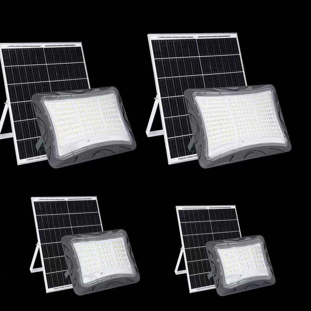 新款农村太阳能灯户外庭院壁灯射灯solar light光控led泛光投光灯