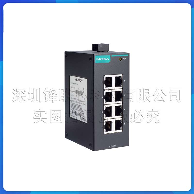 EDS-108-M-SC MOXA原装 8端口入门级非托管以太网交换机 RJ45接头