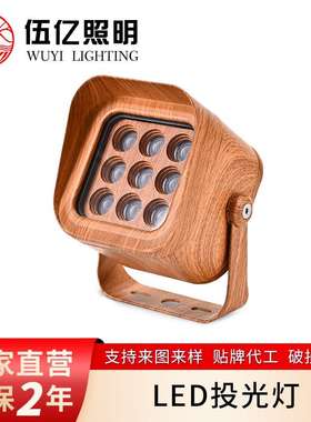 LED方形投光灯插地照树灯建筑工程景观防水投射灯户外亮化光束灯