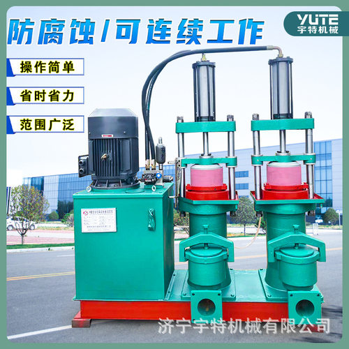 液压双缸污水输送泵高压大流量耐腐蚀泵高低压陶瓷柱塞泵
